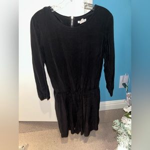 Club Monaco Long Sleeve Black Romper